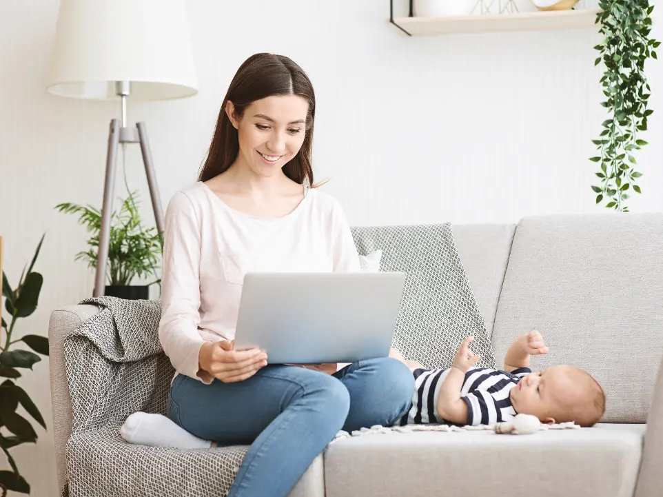 "Empower Your Mind: Dive into Insightful Education Articles-BijBrigadeHub! Person reading a blog on a laptop screen, symbolizing digital learning and knowledge acquisition.