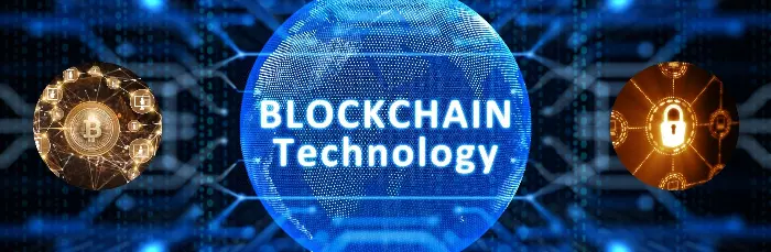 Understanding Blockchain Technology: Key Features and Benefits - Bij Brigade Hub! Illustration of Blockchain Technology Network- Bij Brigade Hub!